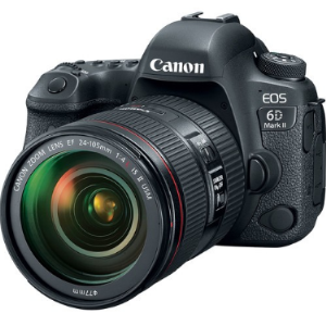 EOS 6D MARK II camera with EF lens 24-105MM F / 4L IS II USM